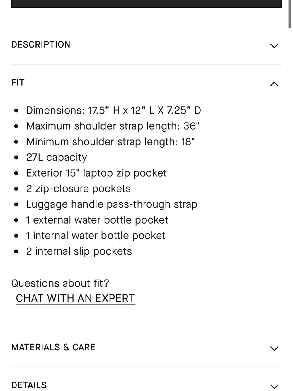 Everlane Renew Transit Backpack